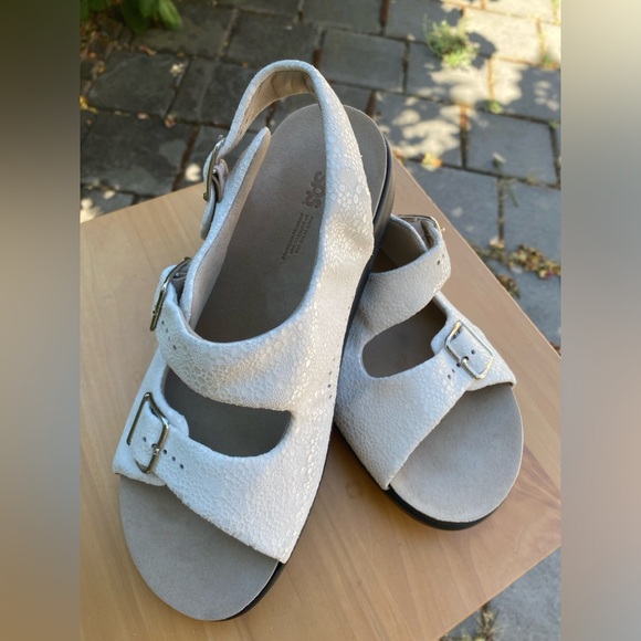 SAS Women's, Relaxed Sandal, Leather, Vanilla, Size 10 ½ Wide - Picture 4 of 12